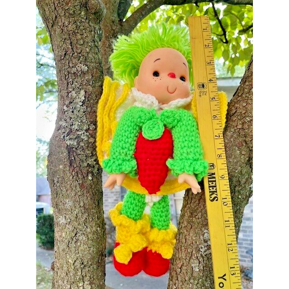 Vintage Ice Cream Doll Crochet Hand Knitted Crafted RARE - Picture 6 of 7